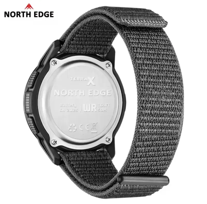 Reloj digital North Edge Terra X resistente al agu - 3
