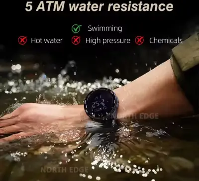 Reloj digital North Edge Terra X resistente al agu - miniatura 4