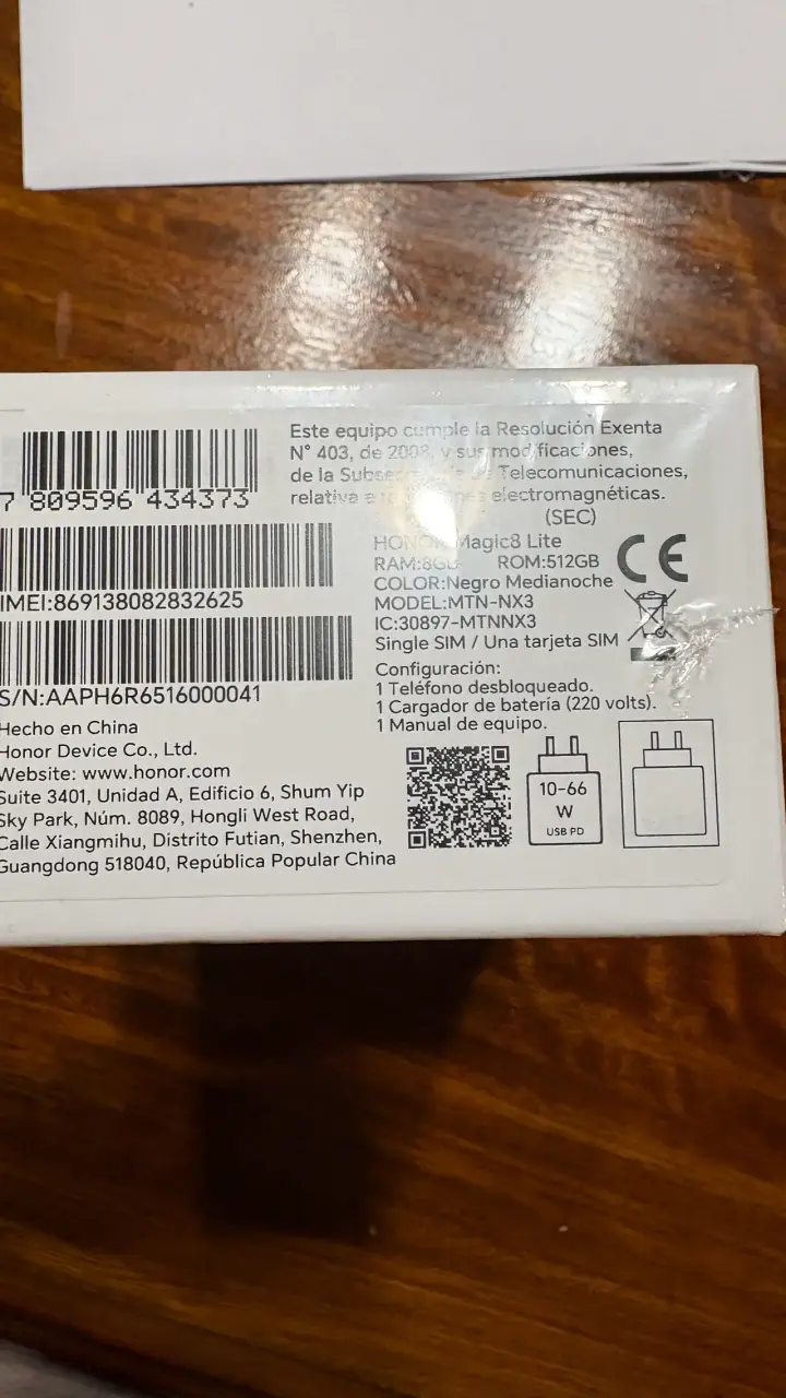 Smartphone Honor Magic8 Lite 5G Nuevo - 2