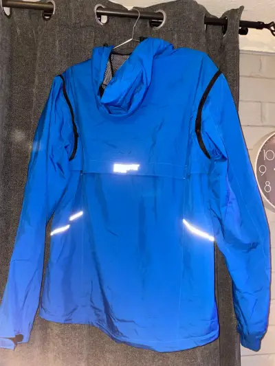 Chaqueta cortaviento Gore Running Wear azul - miniatura 5