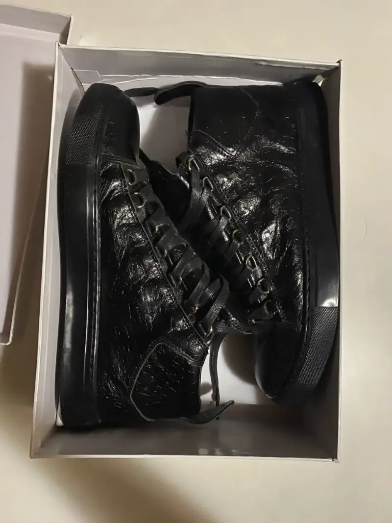 Balenciaga arenas High negras - 2