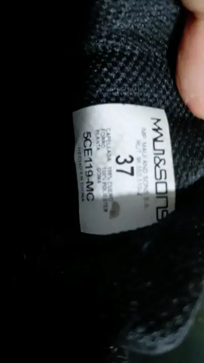 Zapatillas negras Maui & Sons talla 37 - miniatura 4