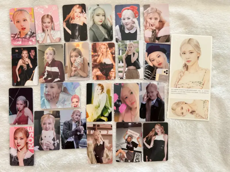 Set de photocards blackpink Rosé - 1