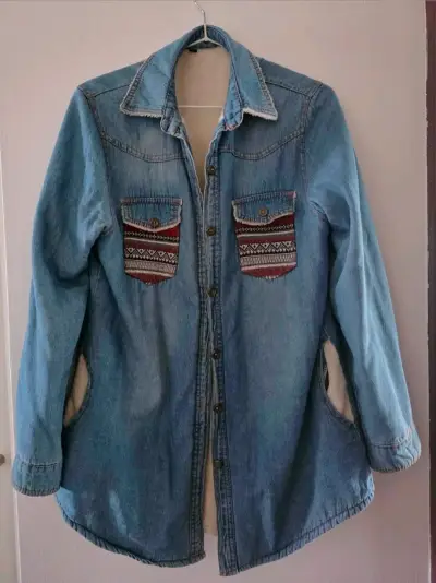 Chaqueta de jeans - miniatura 1