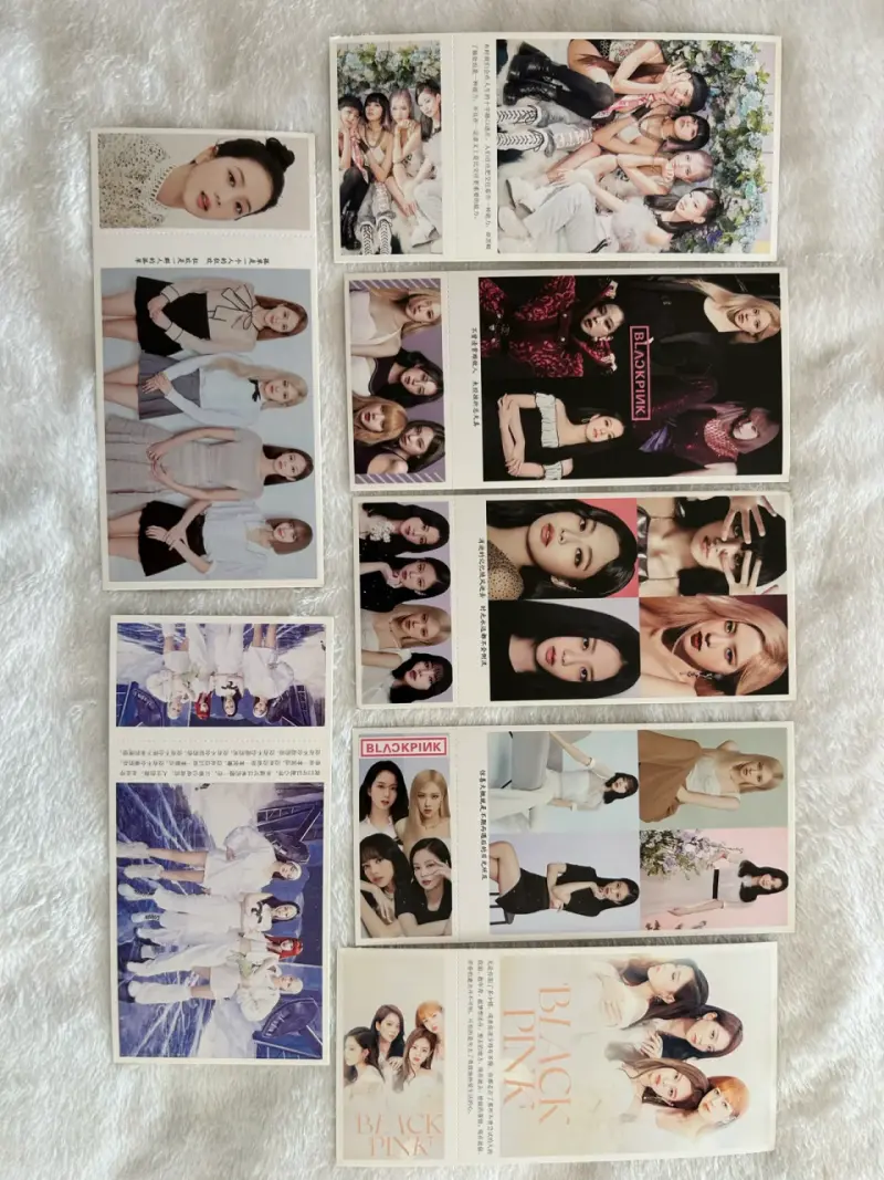 Mix de trajetas y postales de blackpink - 1