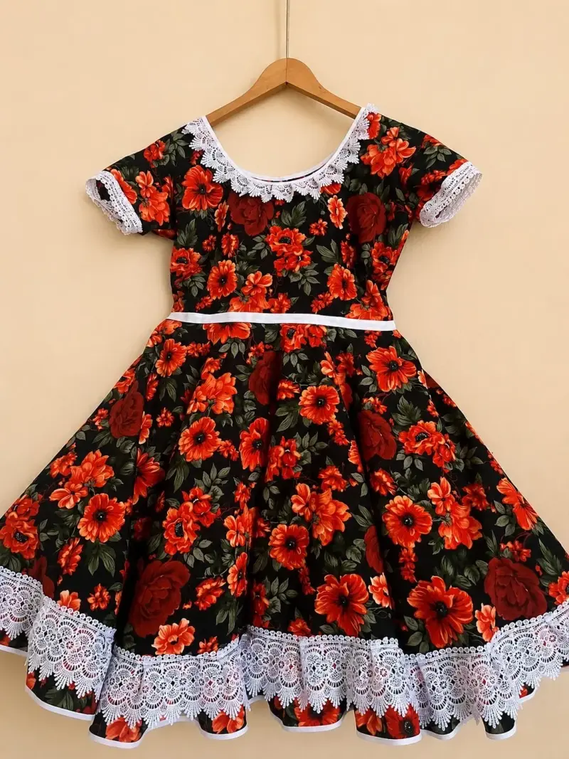 Vestidos de cueca- china - 3