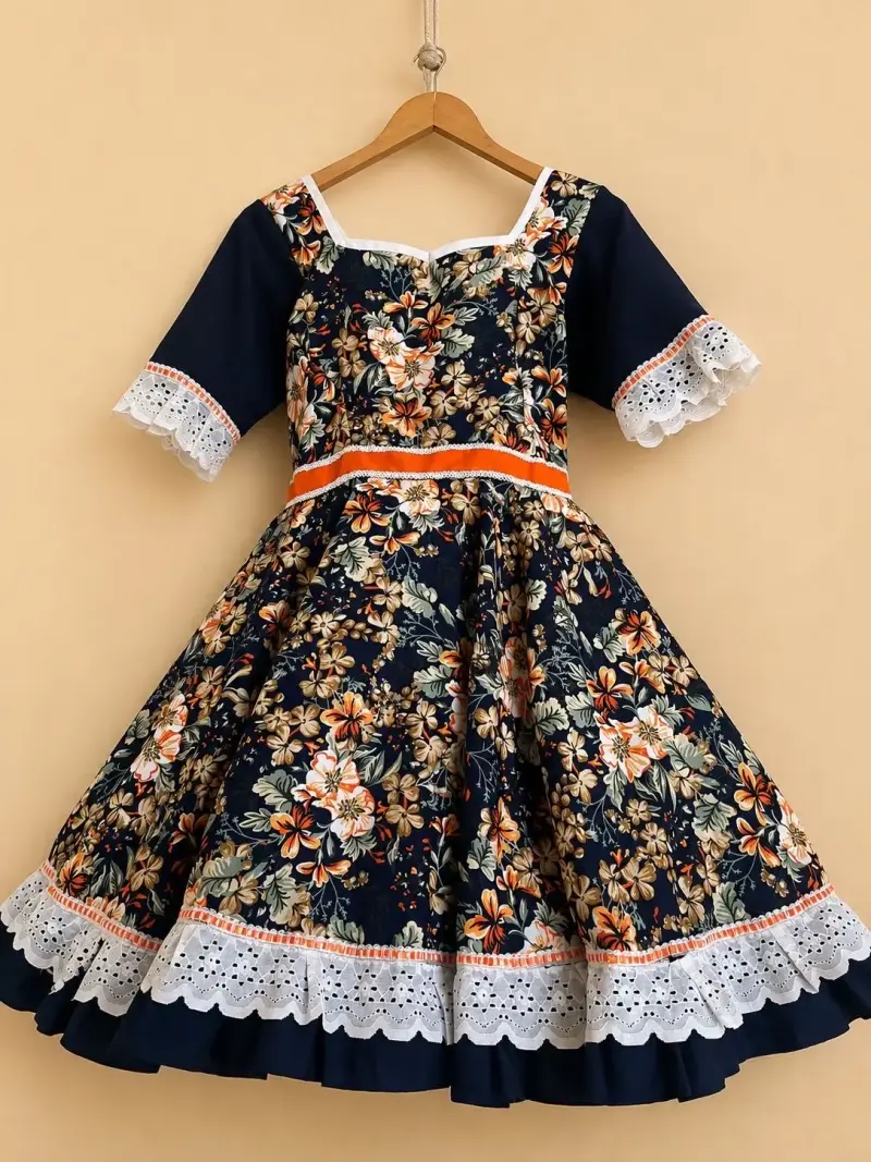 Vestidos de cueca- china - 4