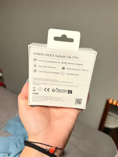 Auriculares Honor Choice Earbuds Clip 2 Pro con carga inalámbrica - miniatura 2