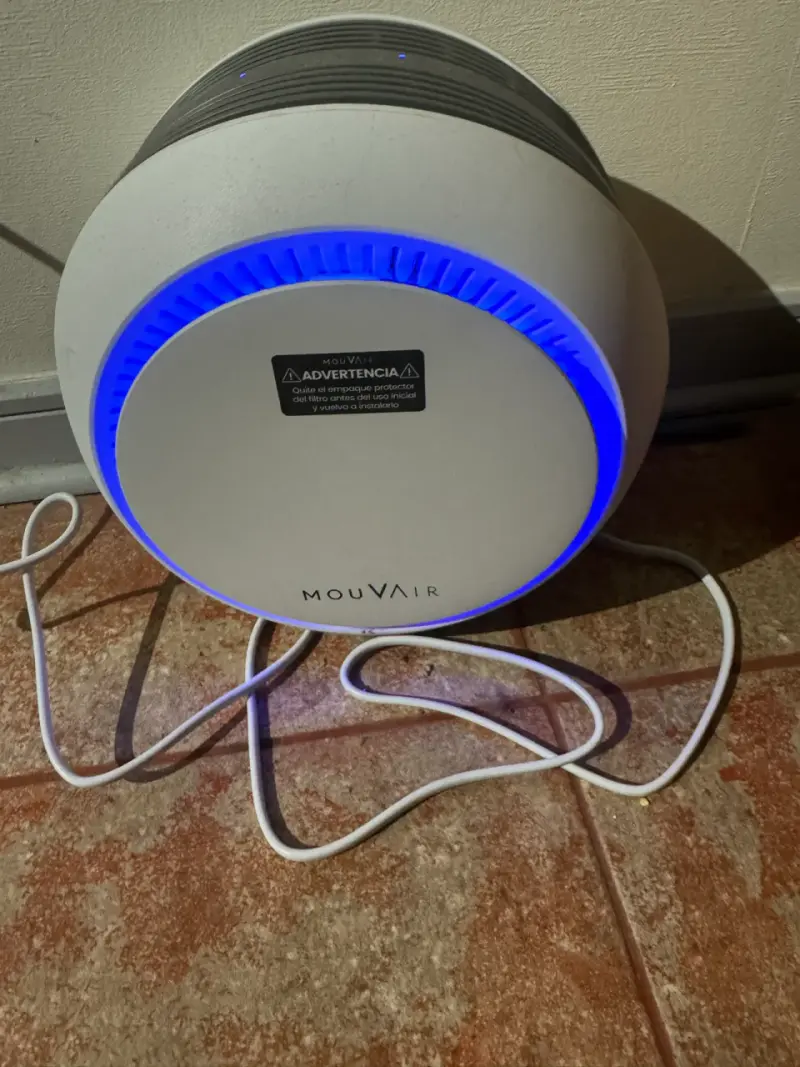Purificador de Aire MouVair con Luz LED Azul - 1