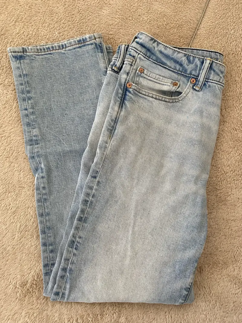 Jeans American Eagle Athletic Straight azul claro - 2