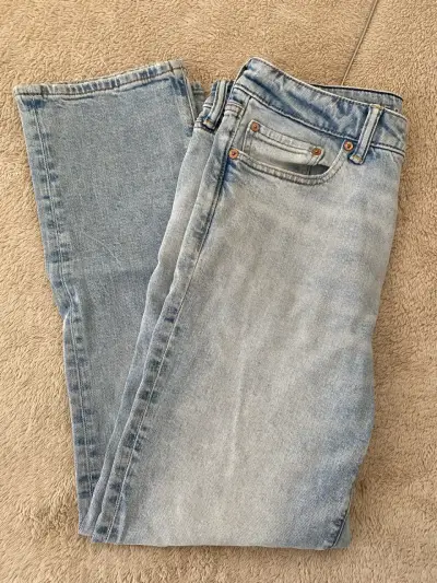 Jeans American Eagle Athletic Straight azul claro - miniatura 2