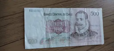 Billetes antiguos de Chile y Perú - miniatura 1