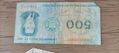 Billetes antiguos de Chile y Perú - miniatura 5