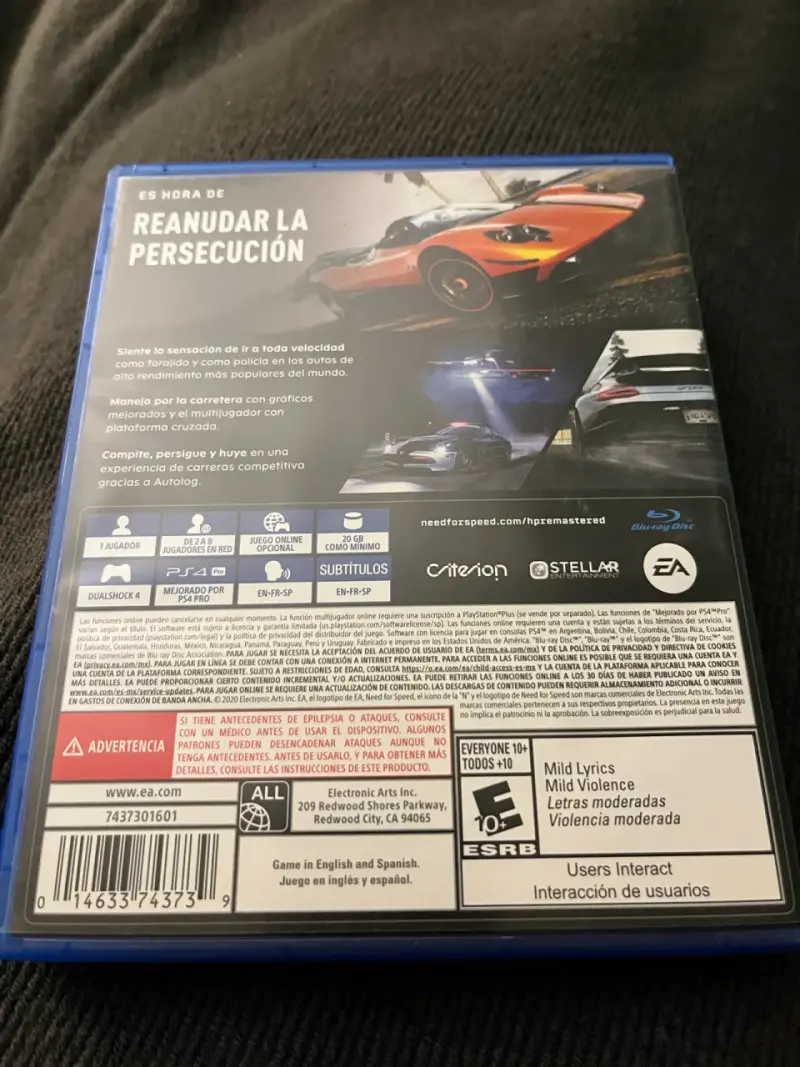 Need for Speed Hot Pursuit Remastered PS4 - 2