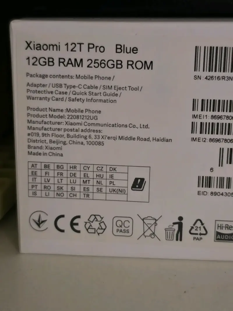 Xiaomi 12T Pro 5G con cámara de 200MP - 6