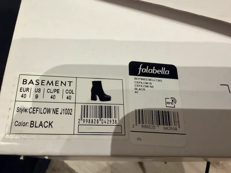 Botines de cuero negro Basement para mujer - 3