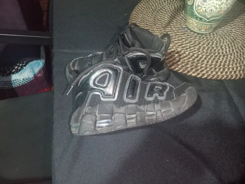 Zapatillas deportivas negras Nike Air para niños - 3