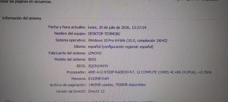 Notebook Lenovo - 6