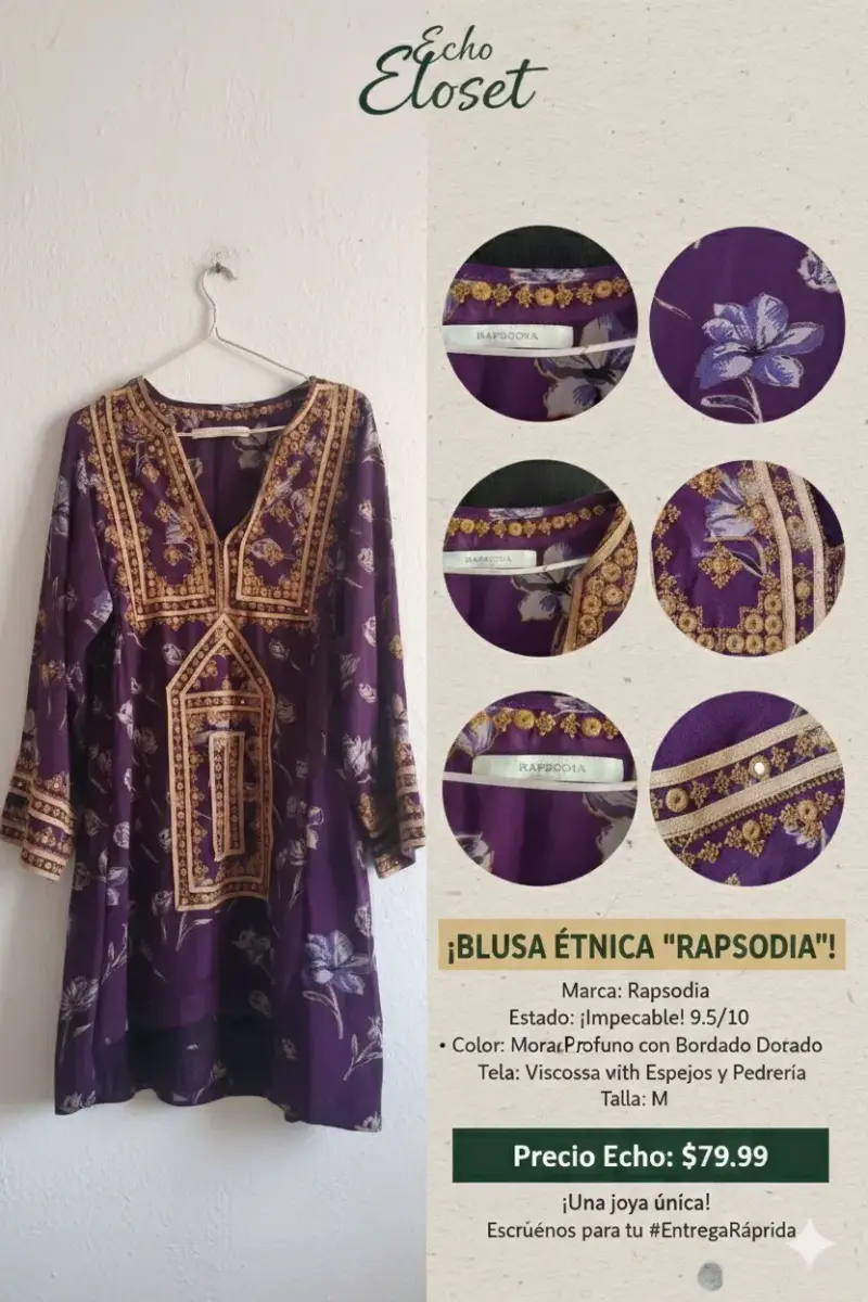 Blusa Etnica Rapsodia - 1