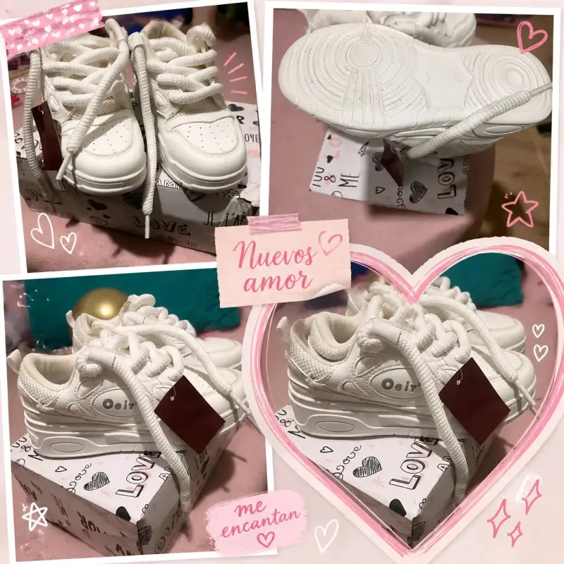 Zapatillas deportivas blancas para niños - 1