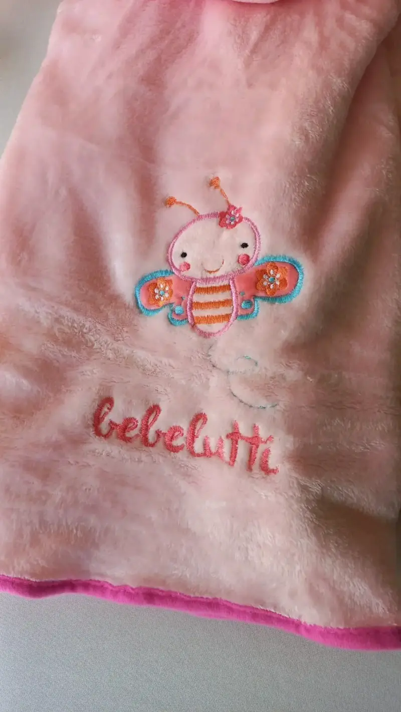 Peluche Mariposa con Tuto Bebé Rosado - 6