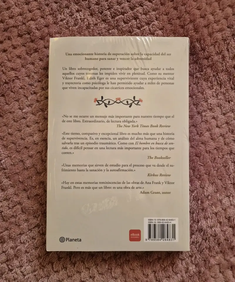 Libro 'La Bailarina de Auschwitz' de Edith Eger - 2