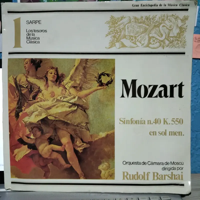 Vinilo Mozart Sinfonía n.40 K.550 en Sol Menor - 1