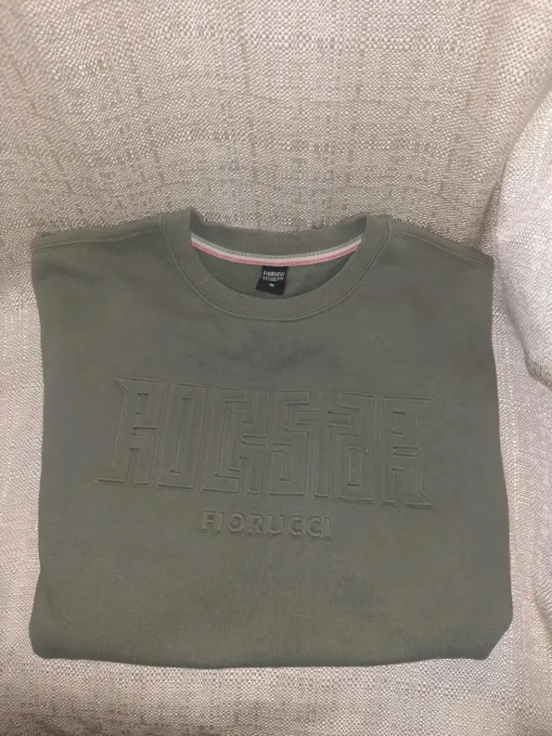 Polerón verde Fiorucci Rockstar para hombre