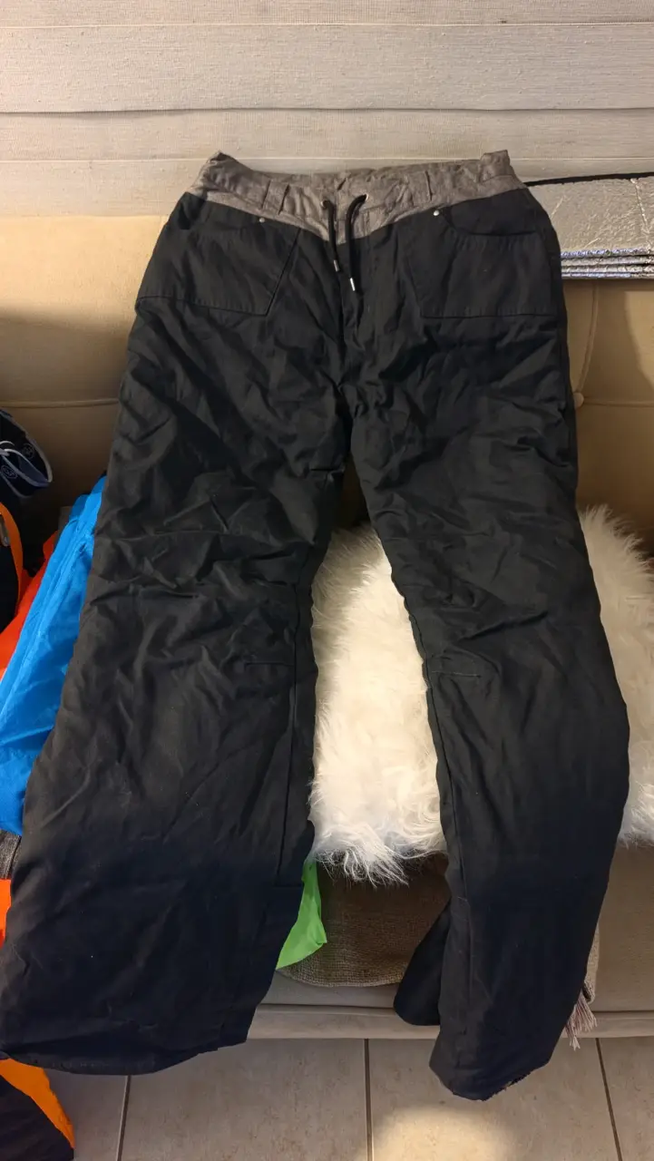 Pantalones de esquí negros para hombre - 1
