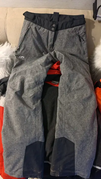 Pantalones de esquí gris para hombre - miniatura 1