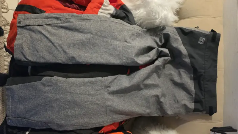 Pantalones de esquí gris para hombre - 2