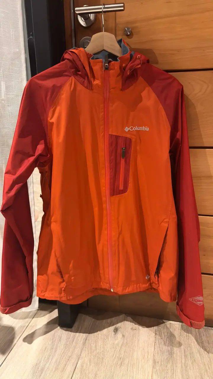 Chaqueta impermeable Columbia naranja - 1