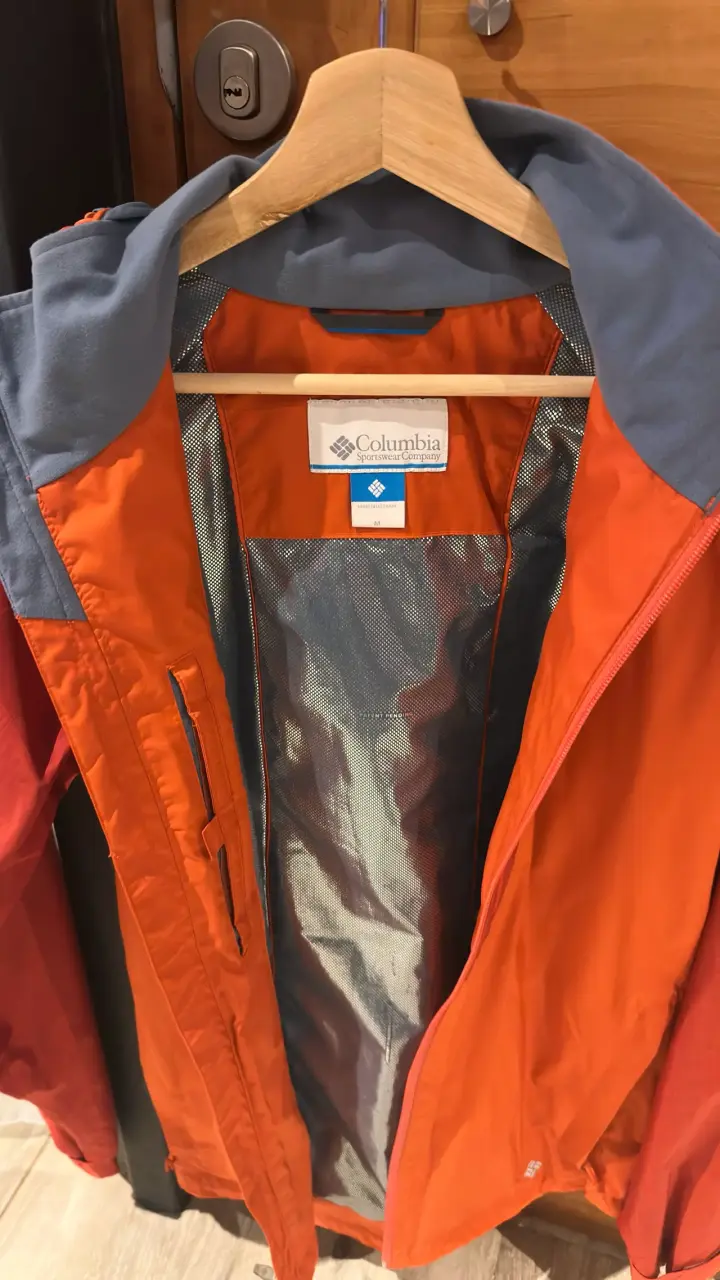 Chaqueta impermeable Columbia naranja - 4