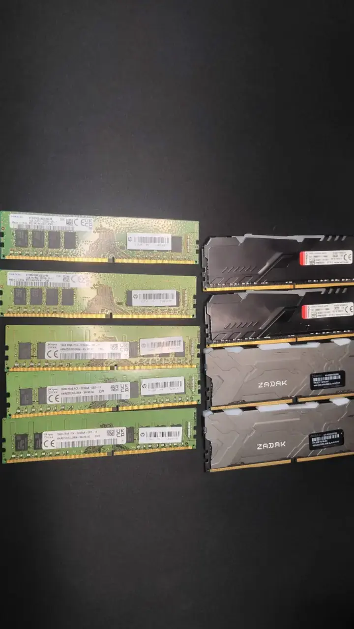 Lote de tarjetas ram - 1