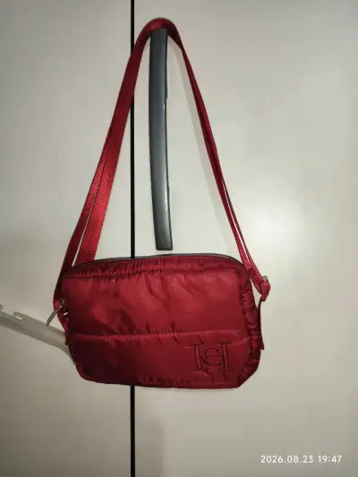 Cartera bandolera roja elegante - miniatura 1