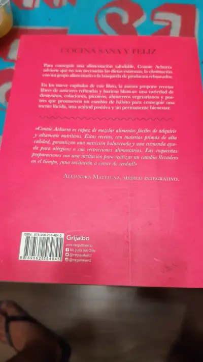 Libro Cocina Sana y Feliz de Connie Achurra - miniatura 2