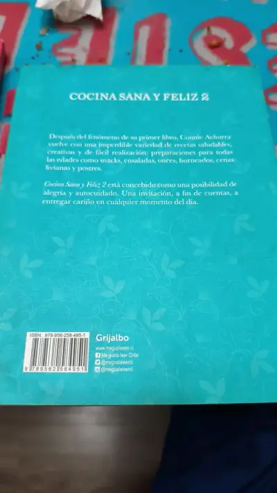 Libro Cocina Sana y Feliz de Connie Achurra - miniatura 4