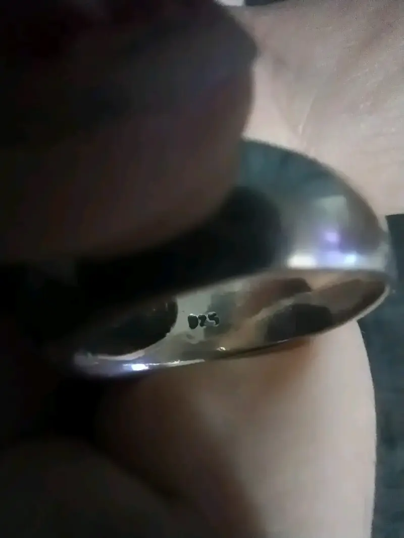Anillo de plata 925 con diseño geométrico - 2