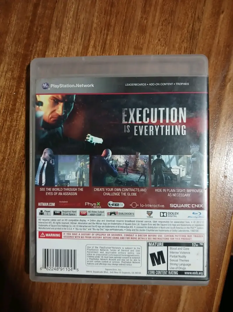 Juego PS3 Hitman Absolution en buen estado - 3