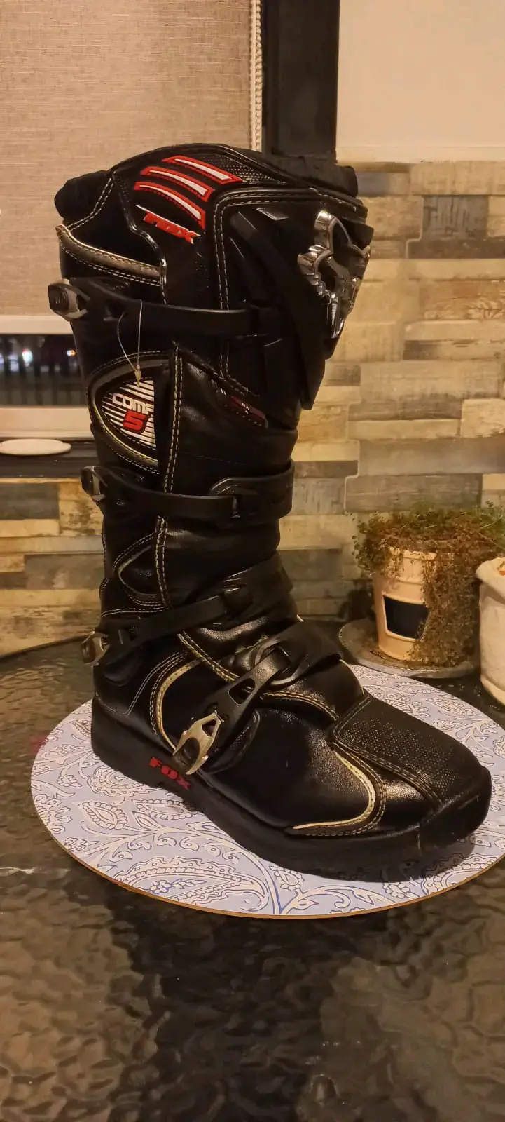 Botas de motocross Fox Comp 5 negras - 1
