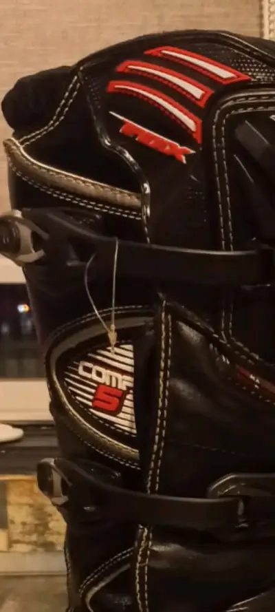 Botas de motocross Fox Comp 5 negras - miniatura 2