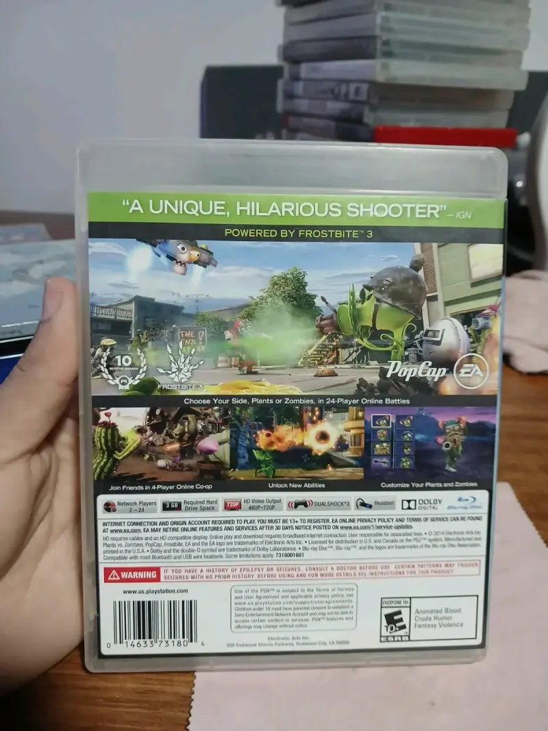 Juego PS3 Plants vs Zombies Garden Warfare - 3