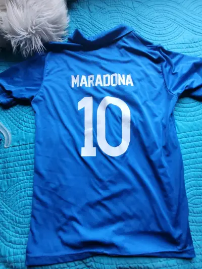 Camiseta napoles Maradona, 1987 - miniatura 2