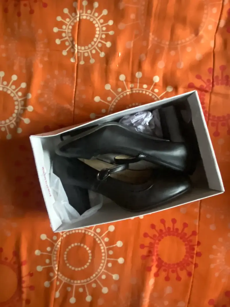 Zapatos de tacón negro para mujer talla 39 - 3