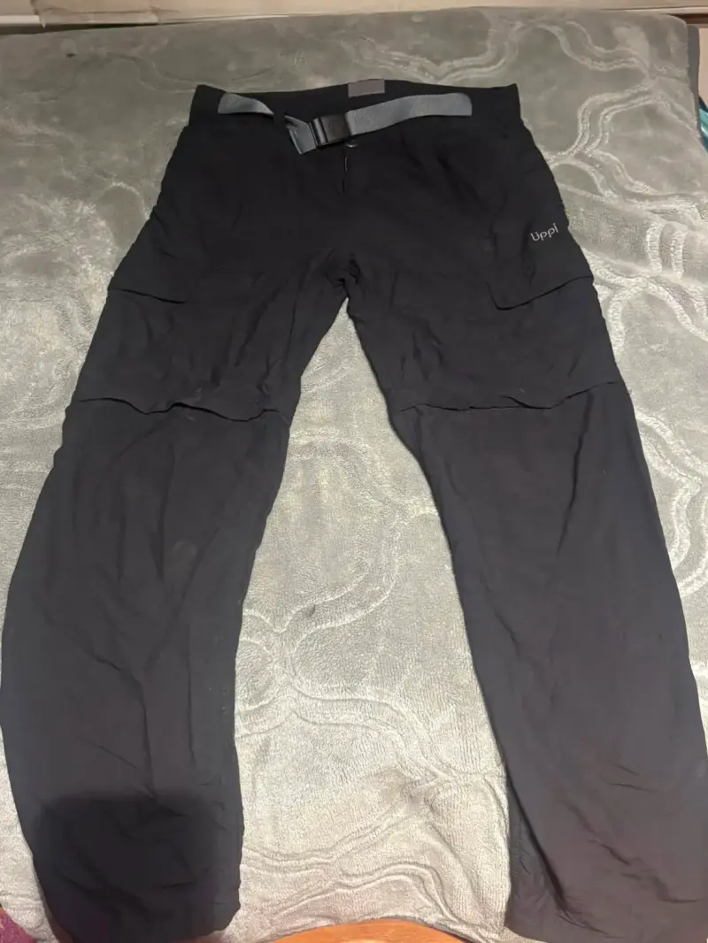 Pantalones de trekking negros lippi con cinturón - 1