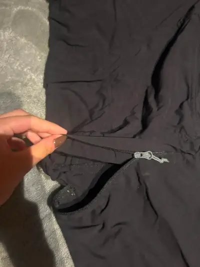 Pantalones de trekking negros lippi con cinturón - miniatura 3