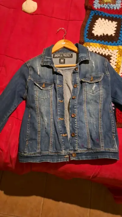 Chaqueta de mezclilla Rollygo para mujer talla M - miniatura 1
