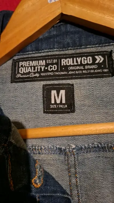 Chaqueta de mezclilla Rollygo para mujer talla M - miniatura 2