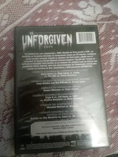 DVD WWE Unforgiven 2008 en buen estado - miniatura 2
