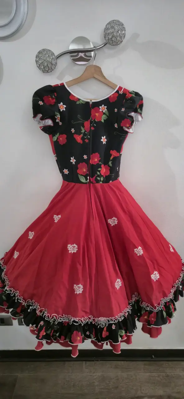 Vestido de cueca y falso - 2